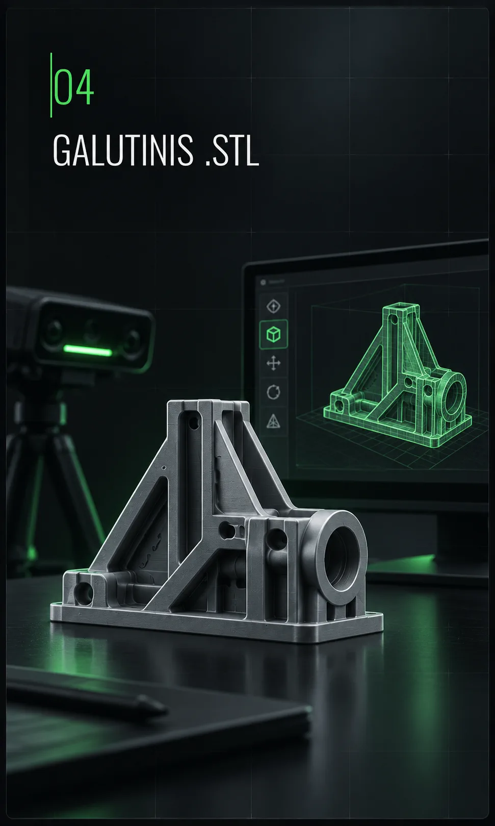 04 Galutinis modelis .STL formatu