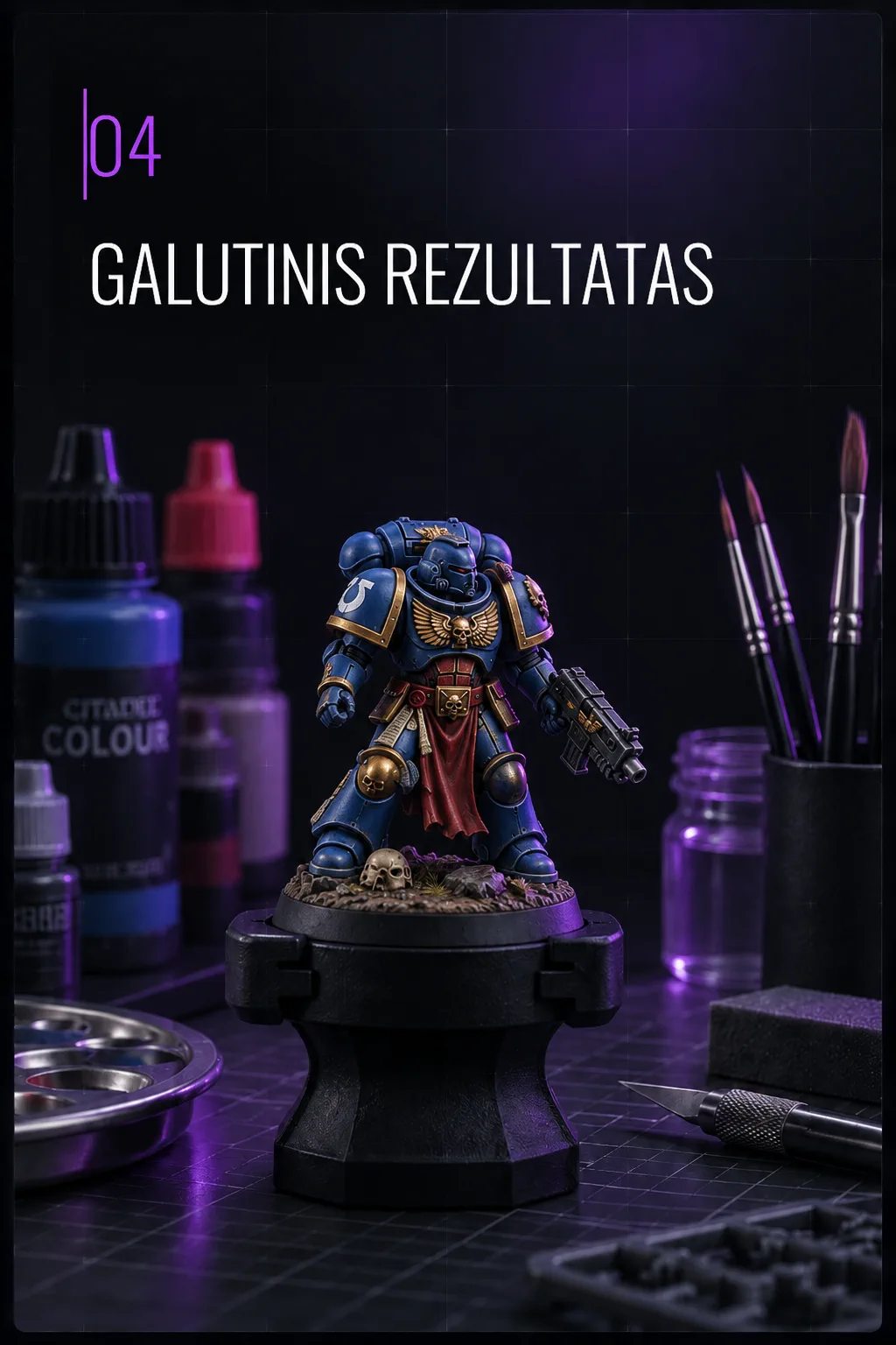 04 Galutinis rezultatas – lakavimas ir apsauga